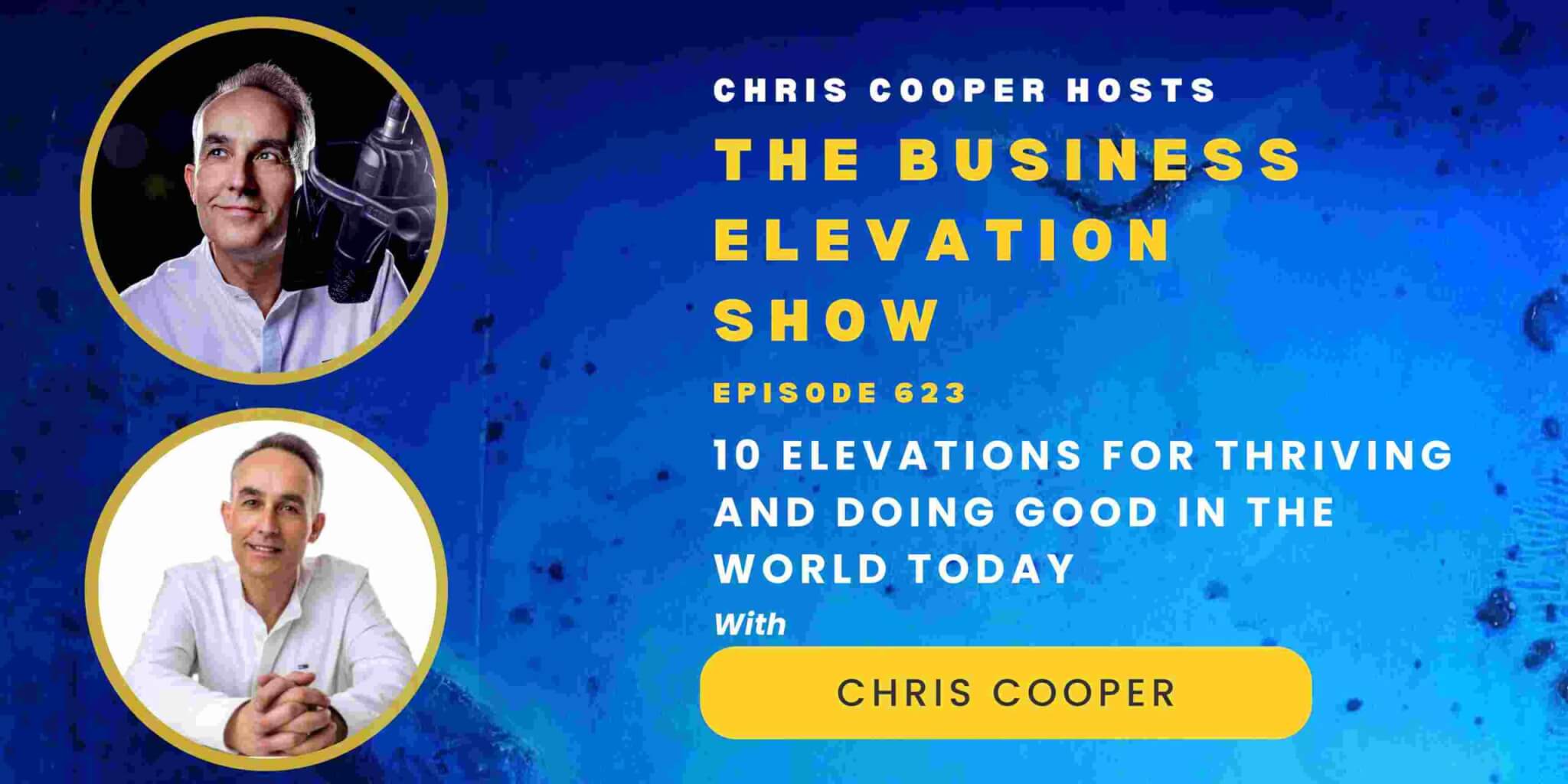 10 Elevations For Thriving and Doing Good In The World Today with Chris Cooper