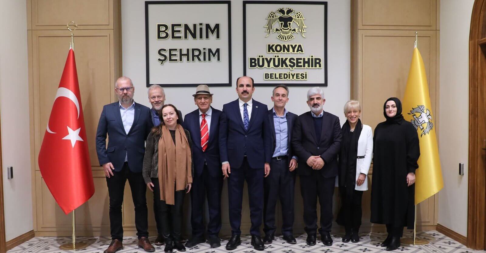Meeting the Mayor of Konya, Turkey